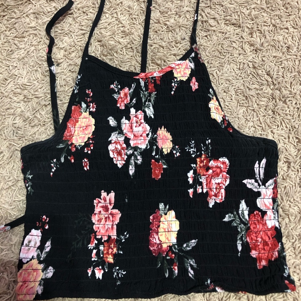 Flower Cropped Tanktop